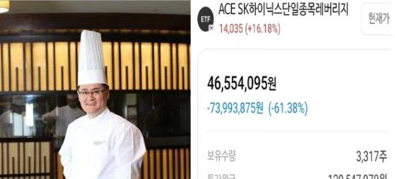 슬프지만 투자 실패 공개…여경옥 셰프 'SK하이닉스 손실 인증'