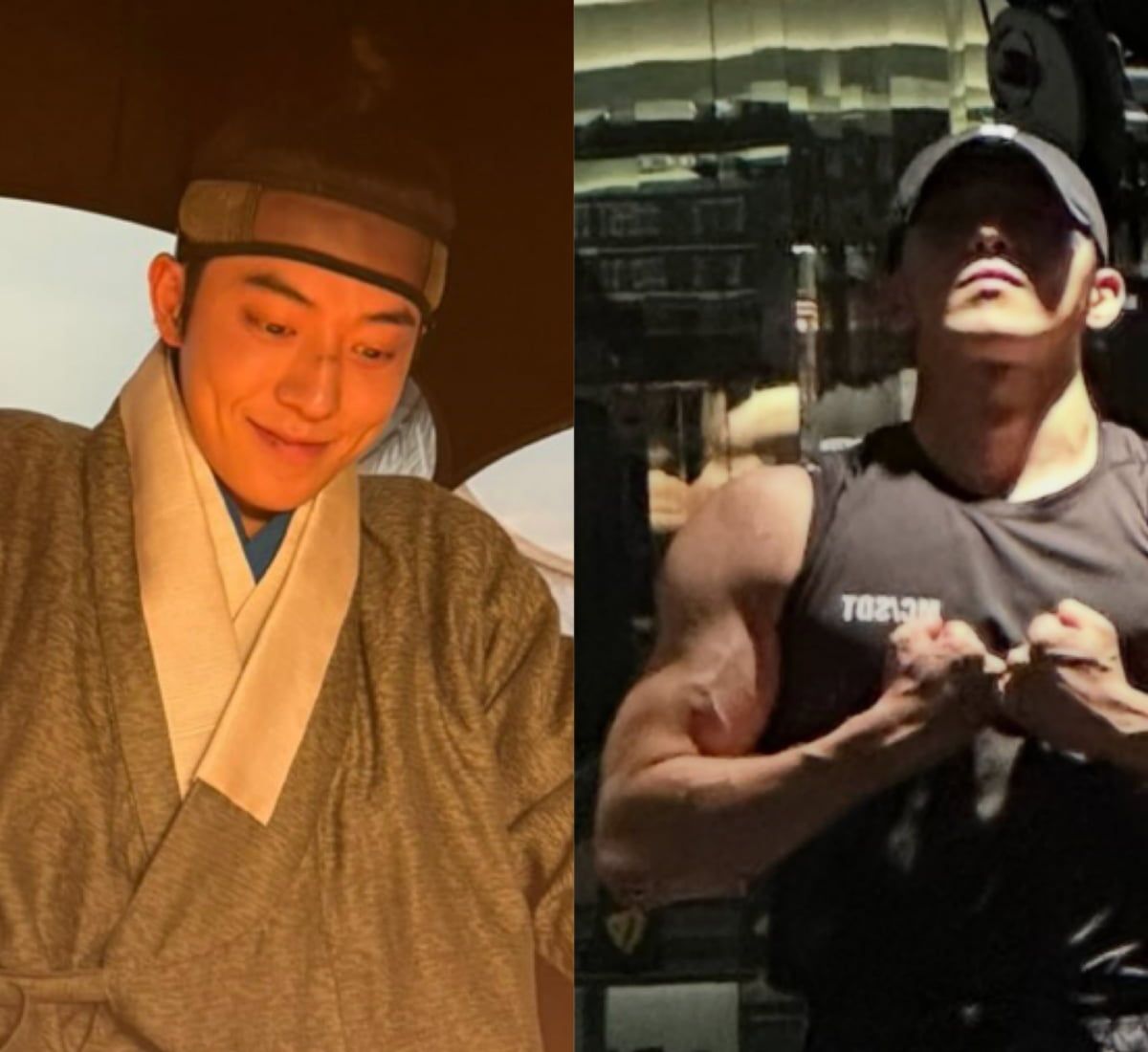 남주혁, 팔뚝 변화에 팬들 '놀람'…미소년 비주얼 속 남성미 과시