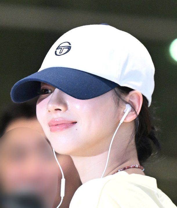 에스파 카리나, 새벽 입국에도 미모