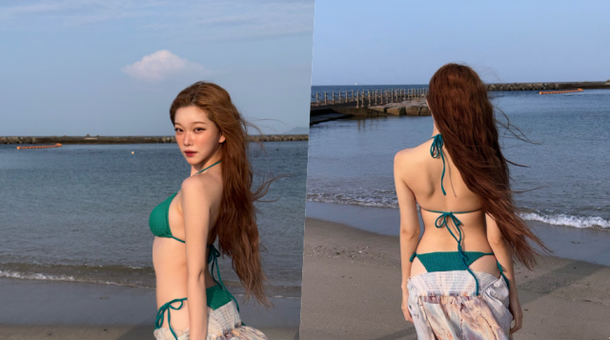 빌리 츠키, 비키니 몸매에 깜짝 놀란!