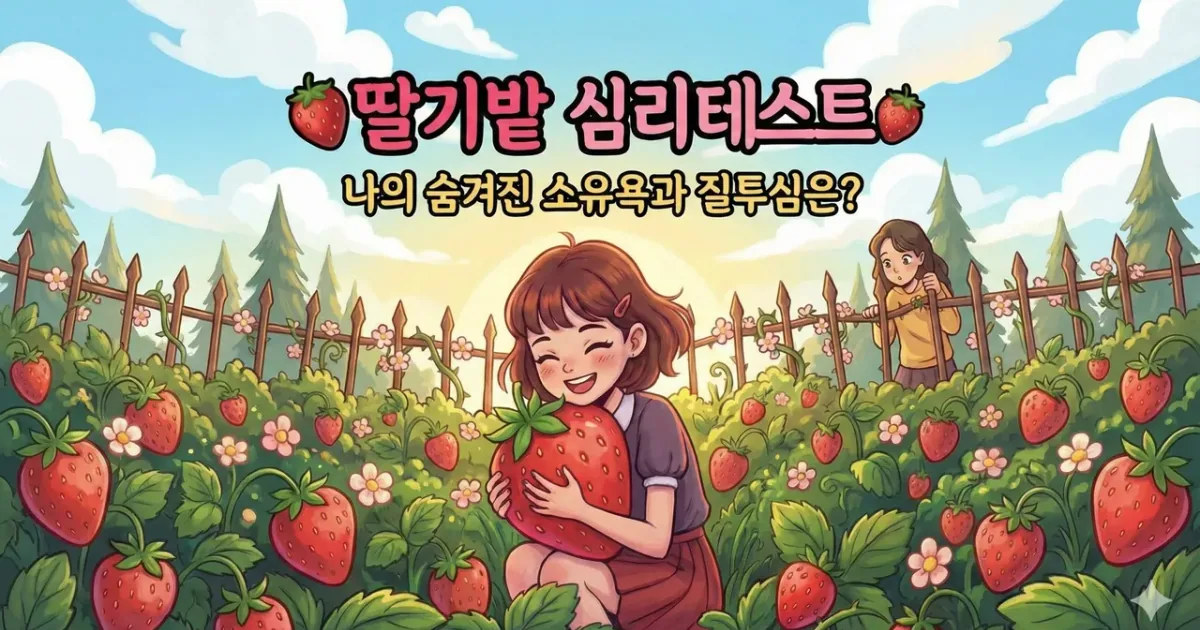 🍓 딸기밭 테스트 (나의 소유욕과 질투심)