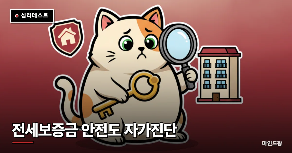 전세보증금 안전도 자가진단