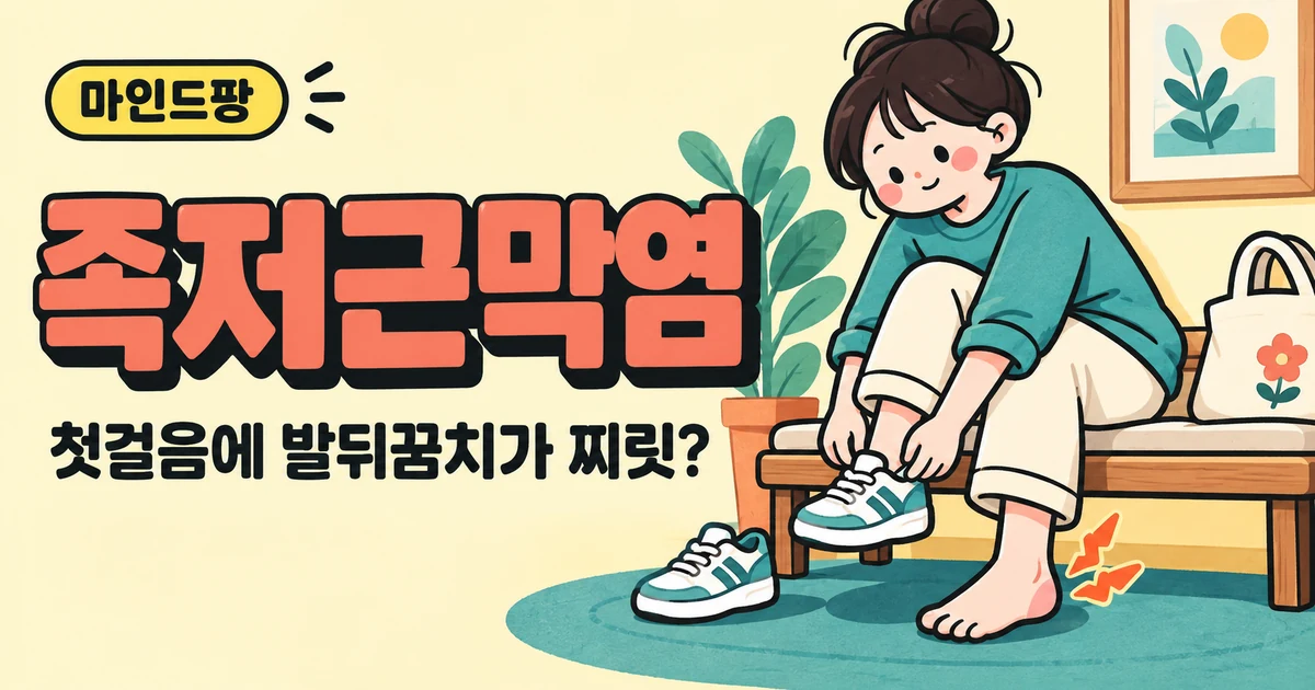 족저근막염 자가진단
